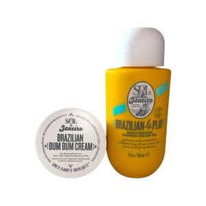 Sol de Janeiro Brazilian Bum Bum Cream & Brazilian 4 Play Shower Gel 2pc Set